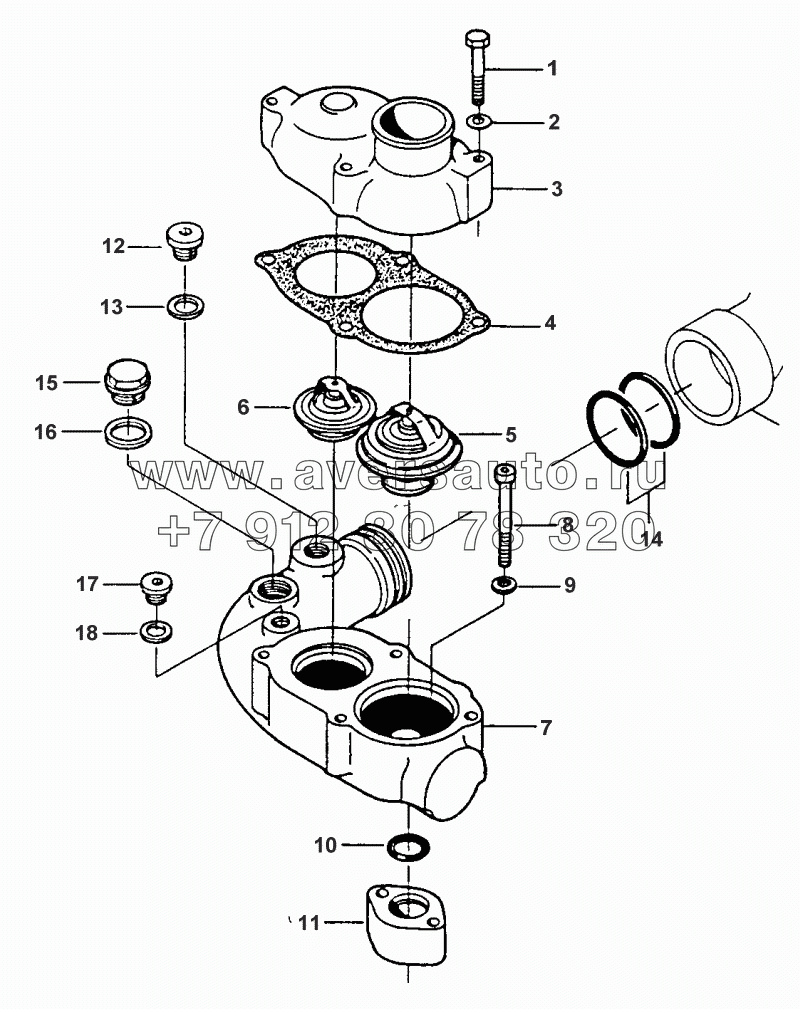 THERMOSTAT- FROM NO D 6826