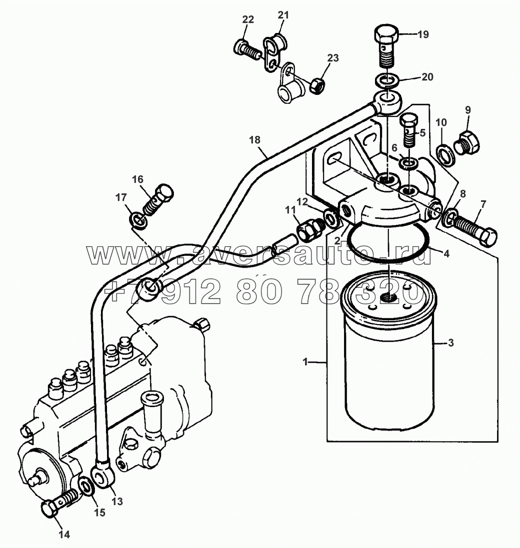 FUEL FILTER - UP TO NO D 5221