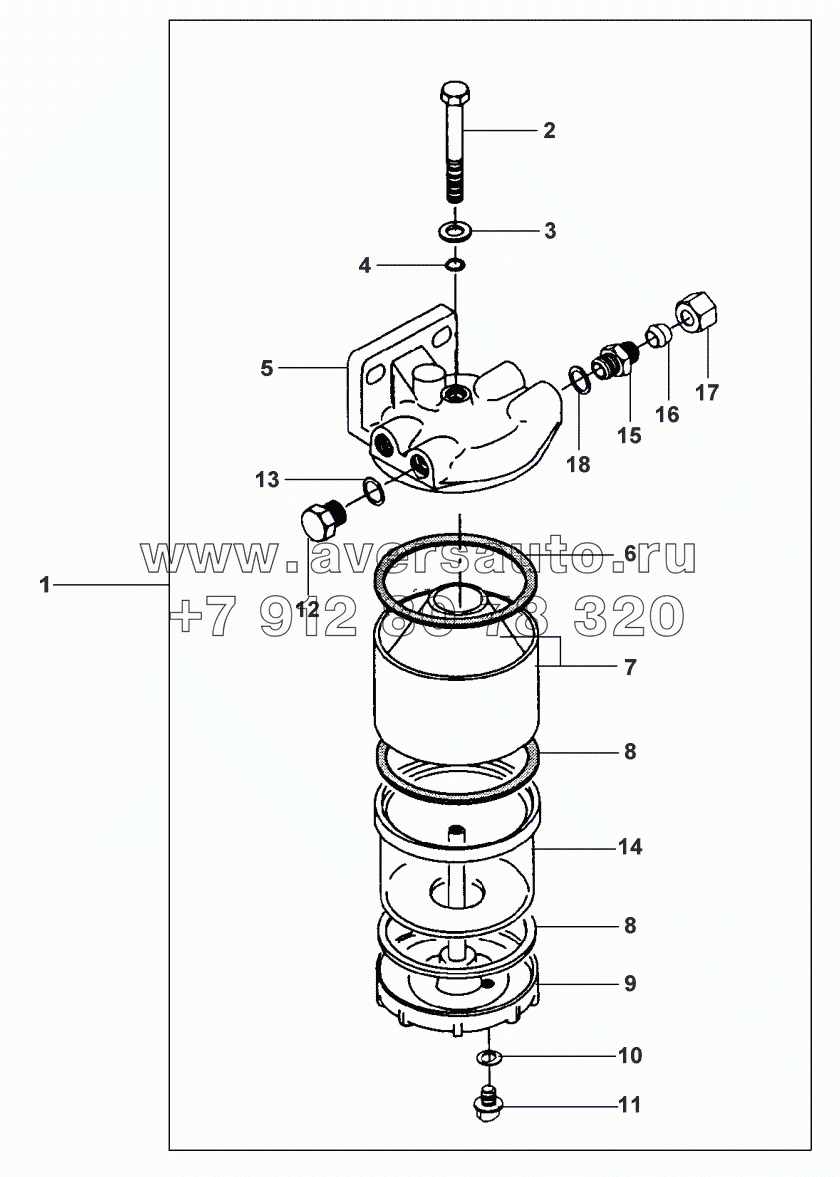 FUEL FILTER - FROM NO F 11597