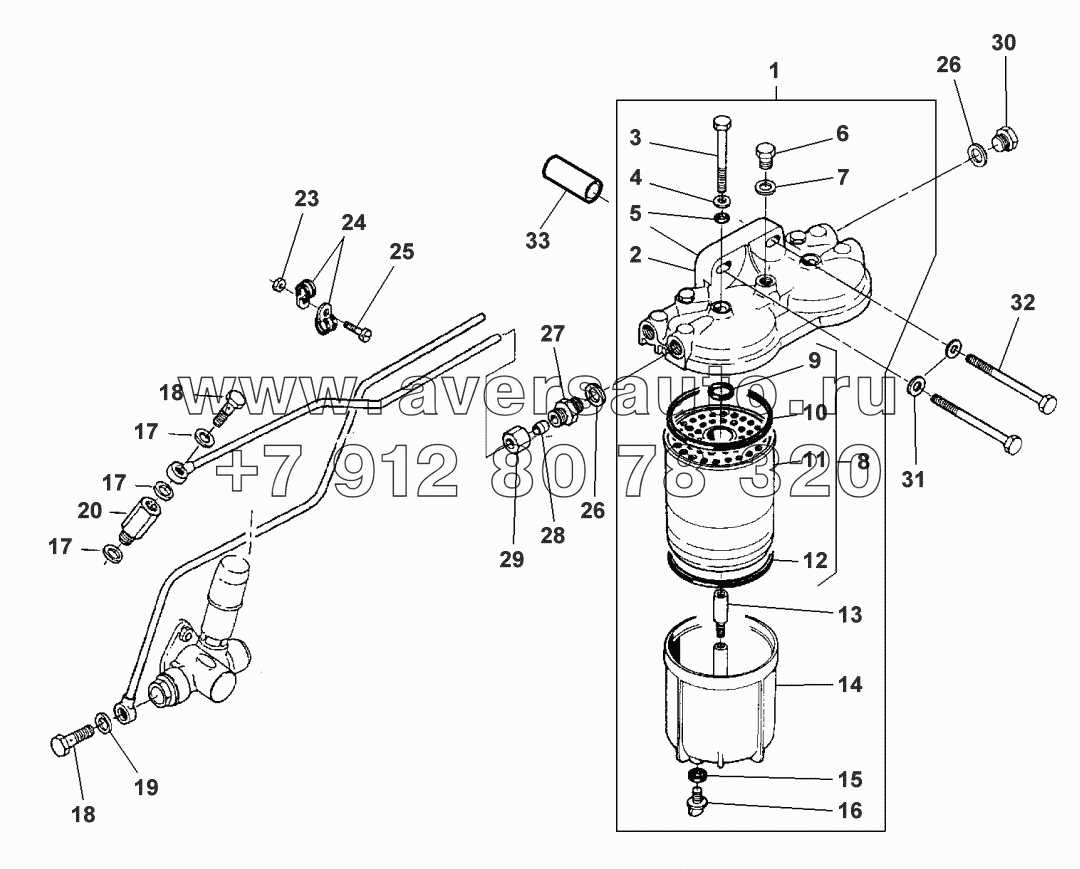 FUEL FILTER - FROM NO D 5222