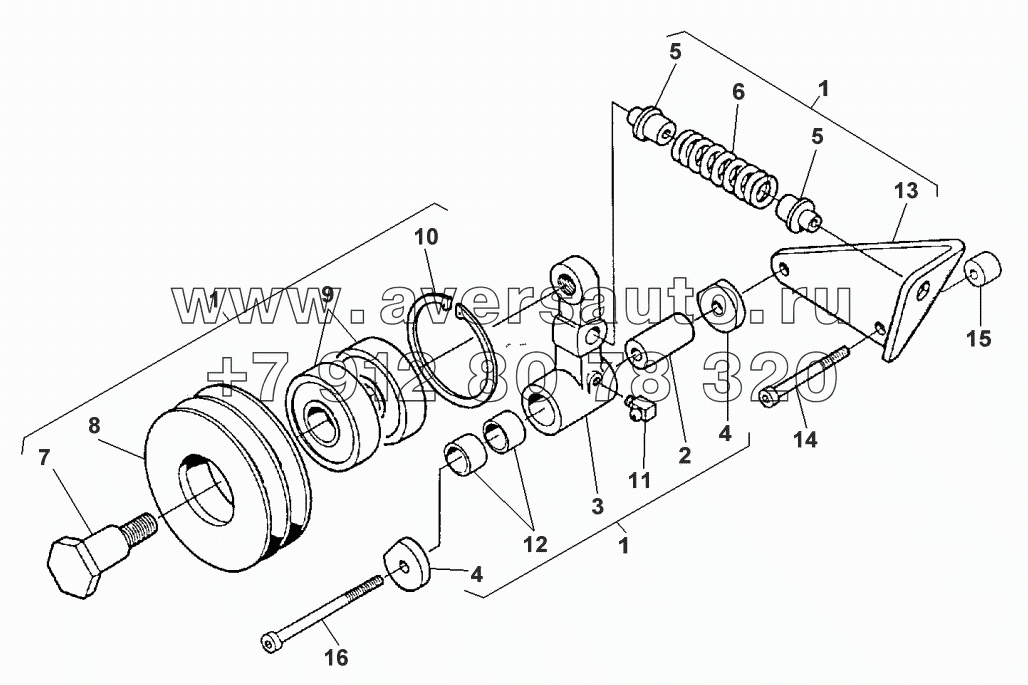 BELT TENSIONER - FROM NO F 5248