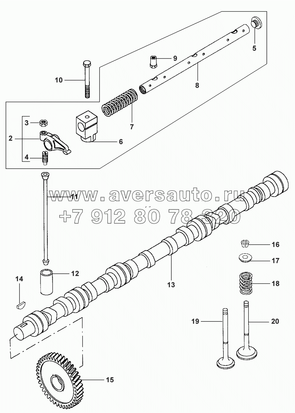 VALVE MECHANISM - FROM NO F 9996
