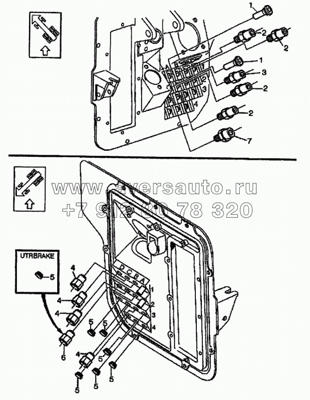 Плата педали тормоза STWPOS-L