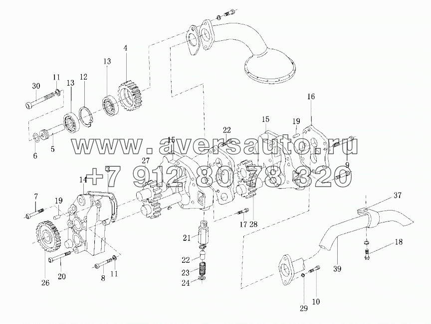  Крышка головки цилиндра в сборе