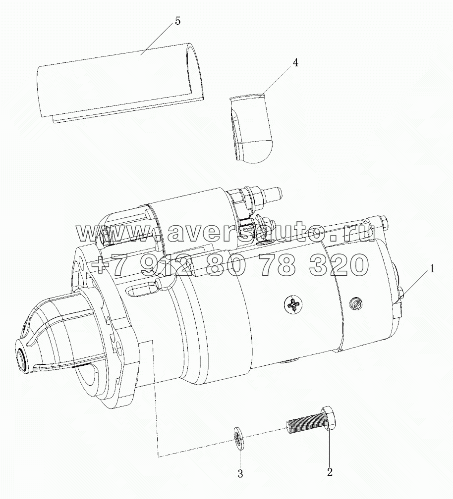  Стартер в сборе