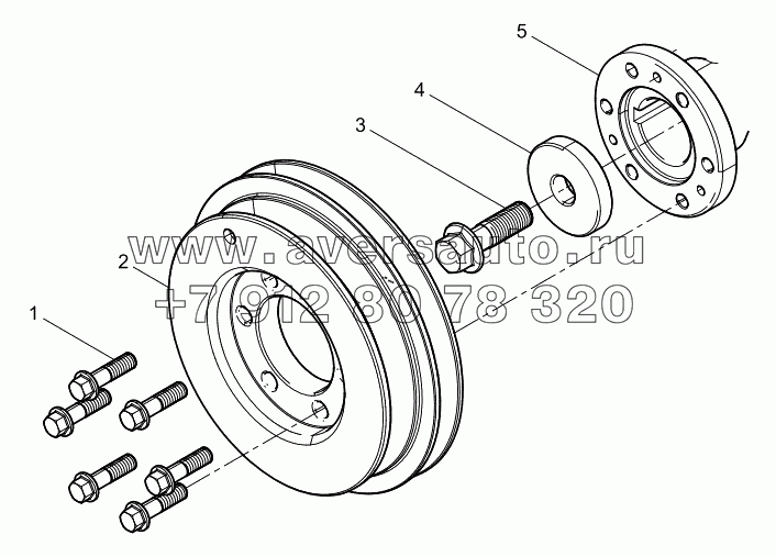  Crankshaft Pulley Group