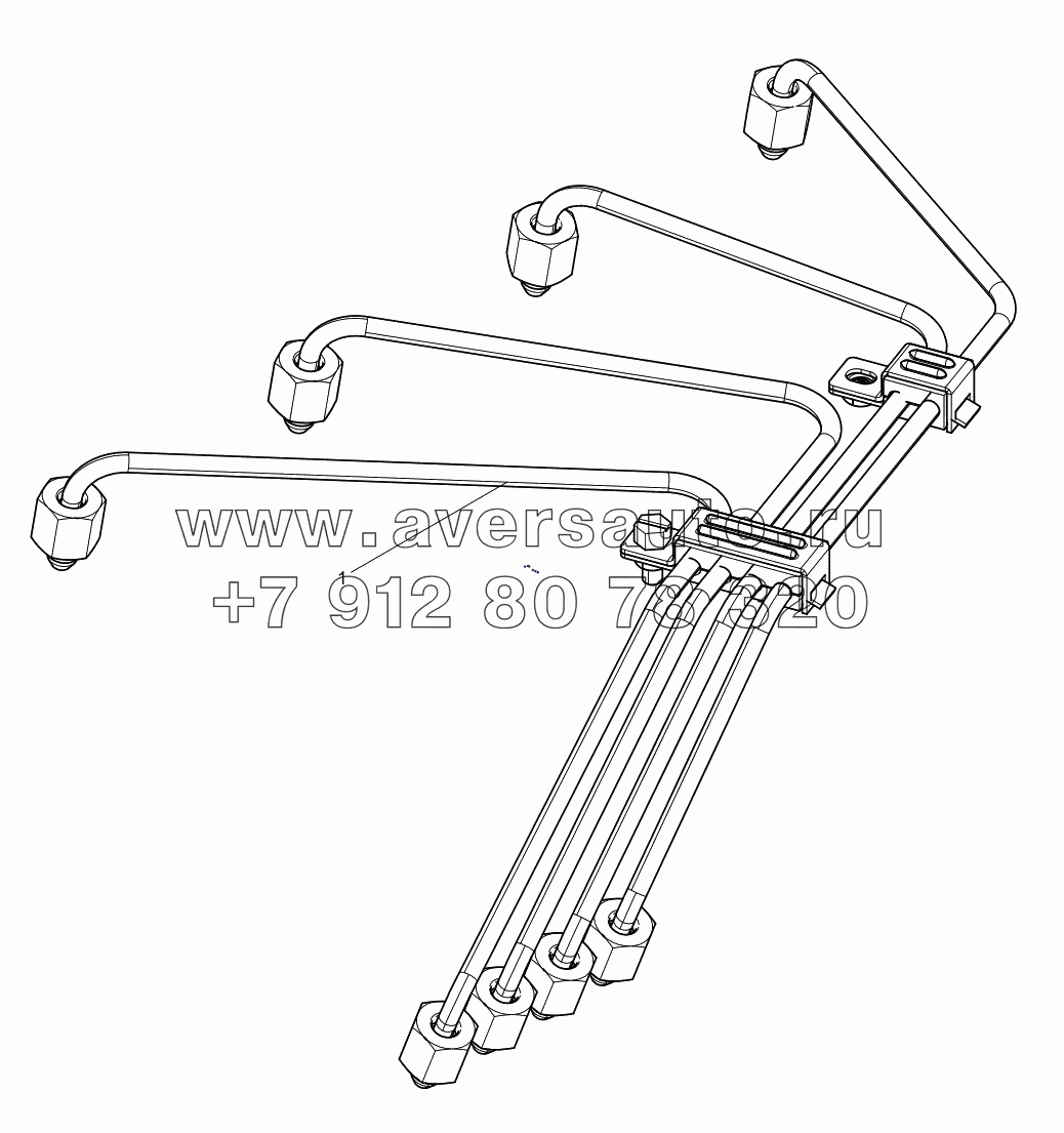  High Pressure Fuel Pipe Group