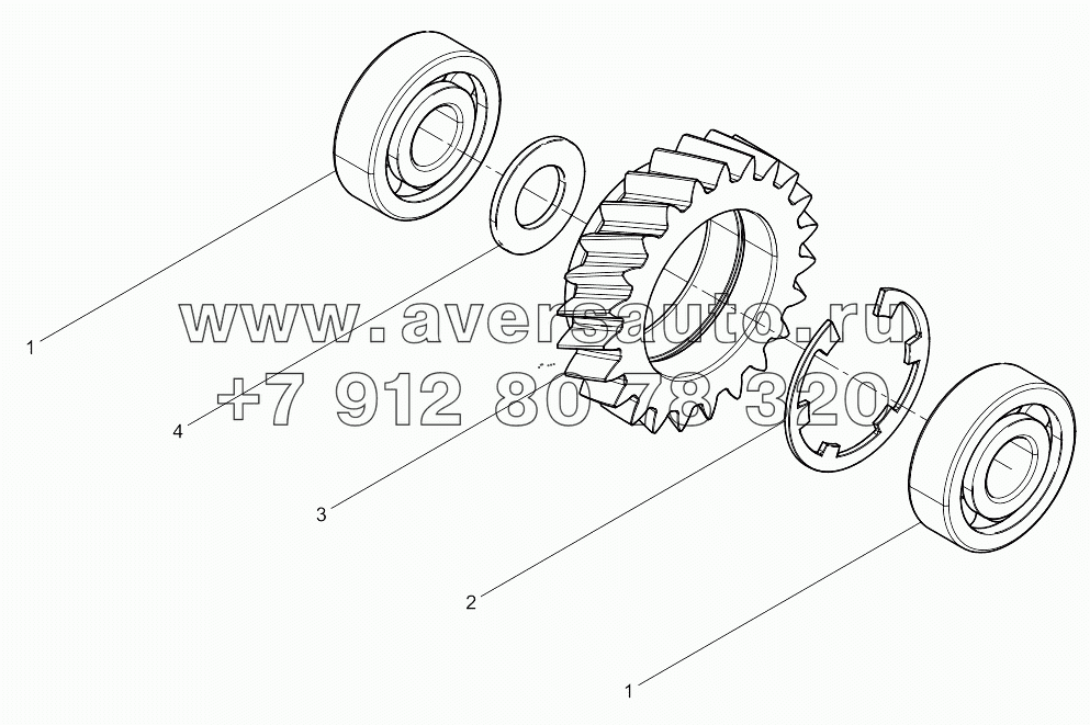  Oil Pump Idle Gear Set