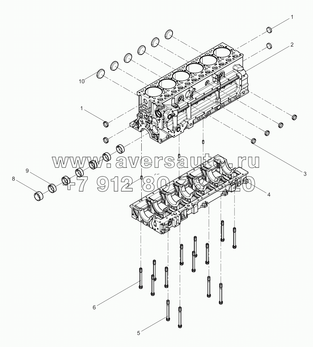  Сrankcase pre-assembly