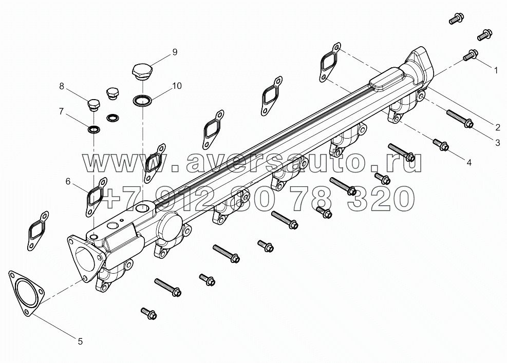  Water Outlet Pipe Group