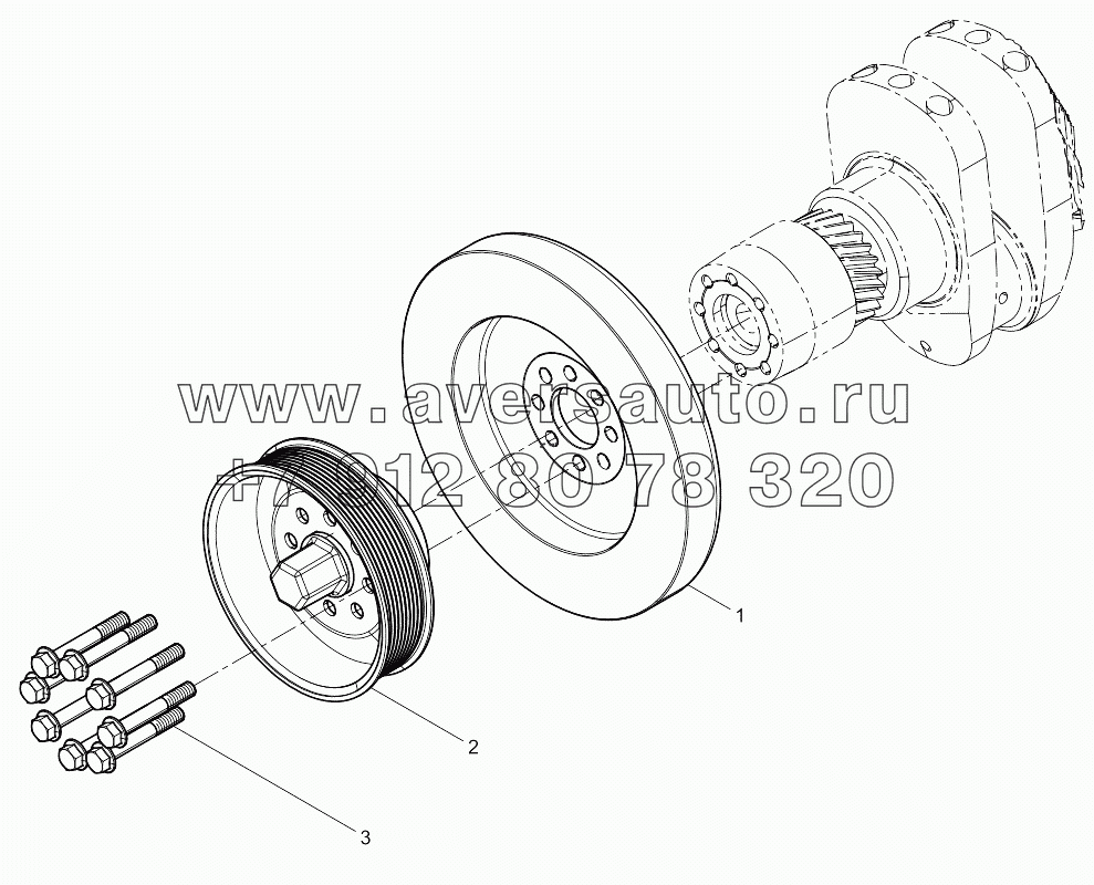  Crankshaft Pulley Group