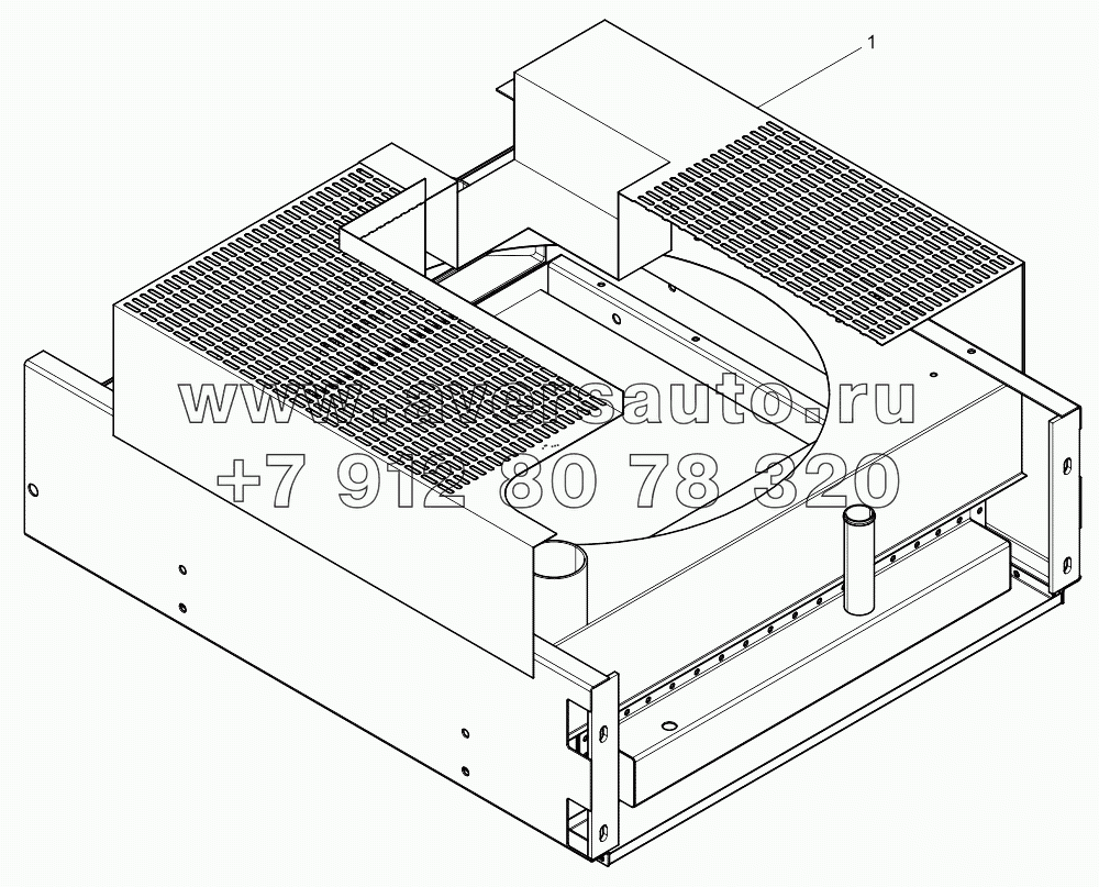  Separate Delivery Parts Group Attached to Engine