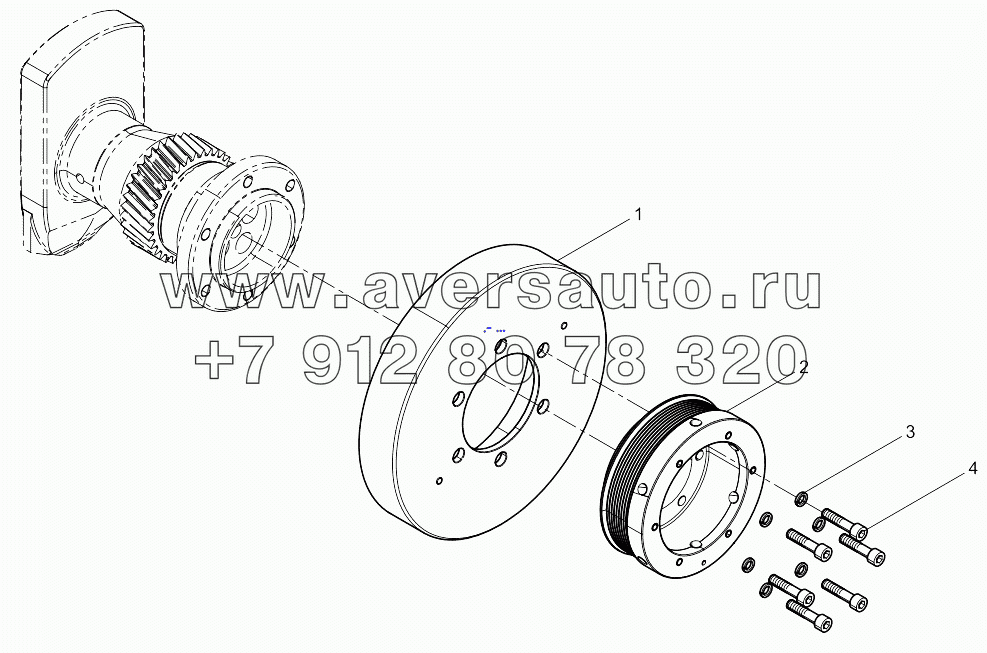 Krankshaft Pulley Group