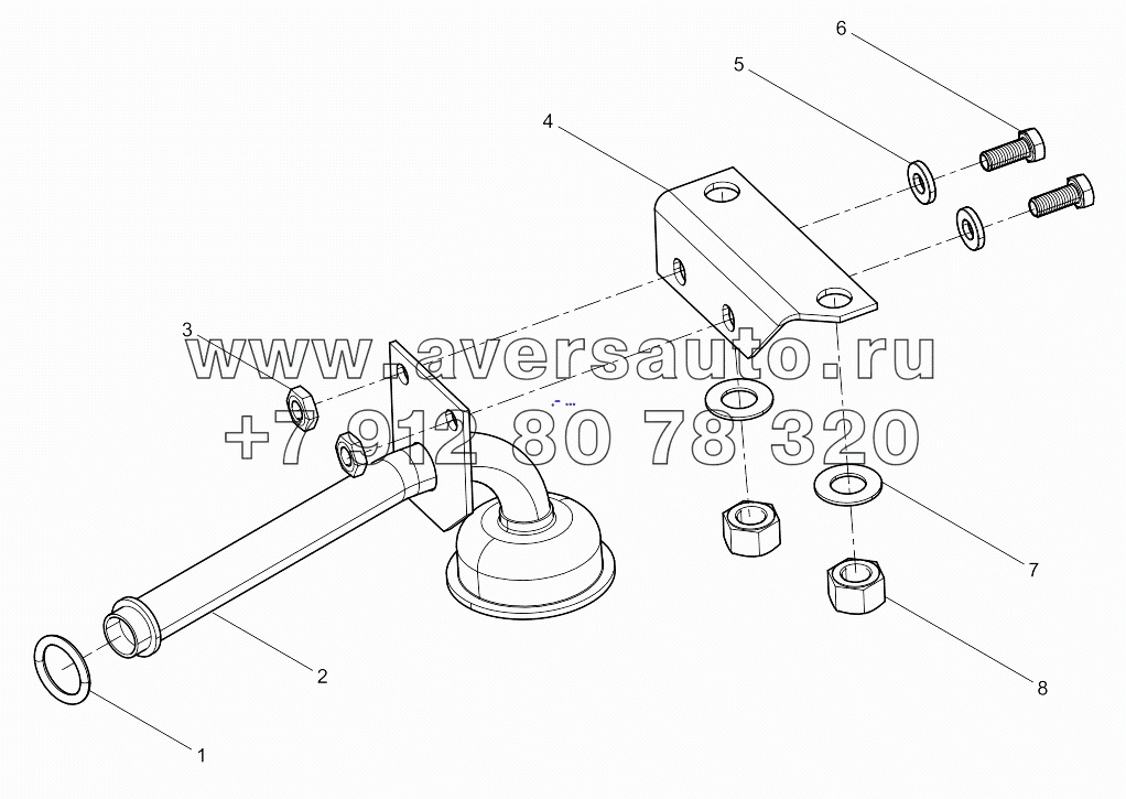 Oil Inlet Pipe Assembly