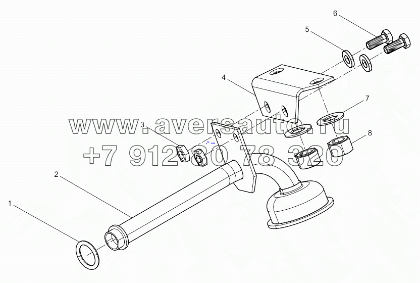 Oil Inlet Pipe Assembly