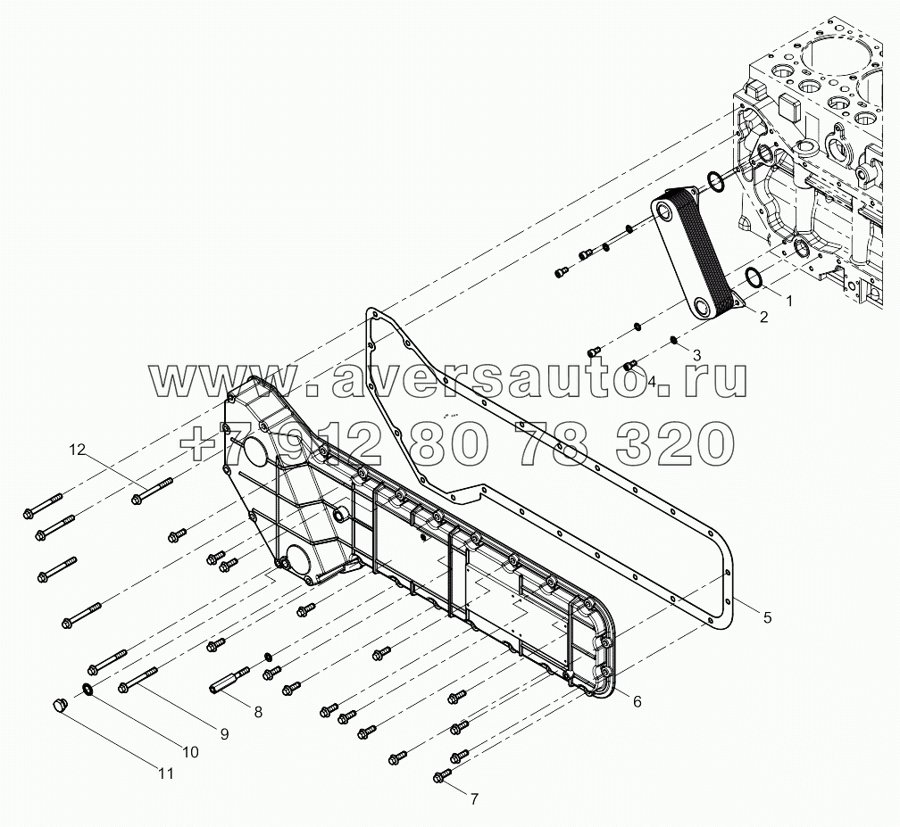  Oil cooler assembly