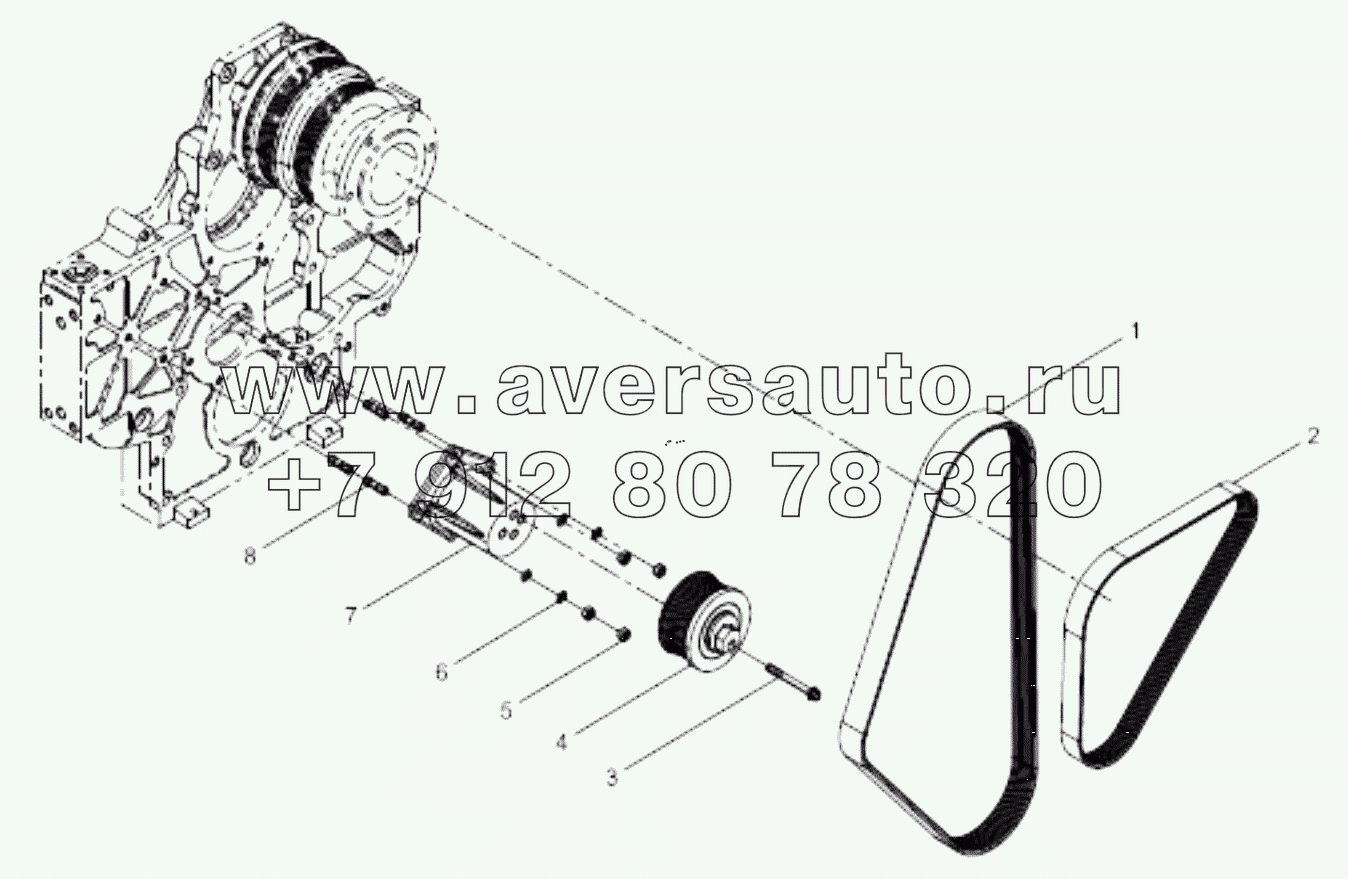  Tensioner and belt group