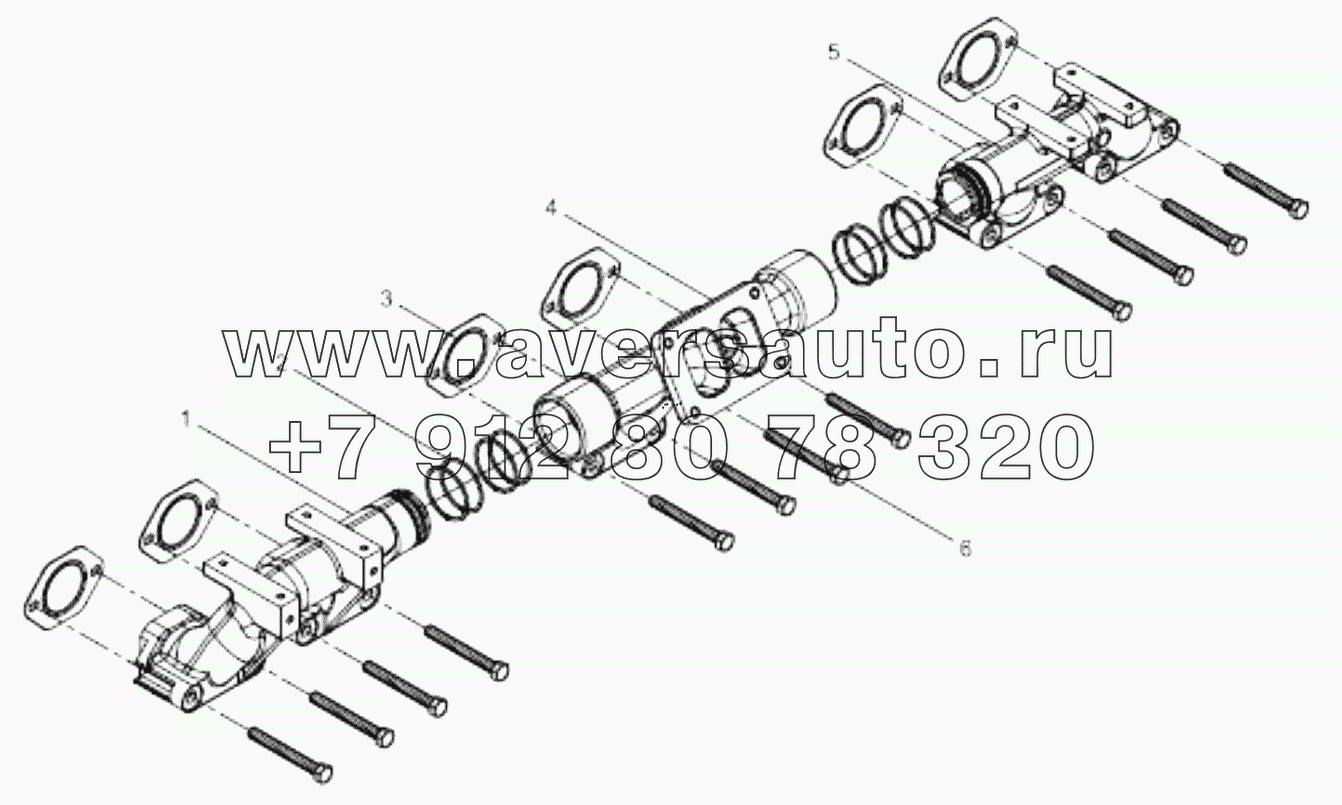  Exhaust manifold group