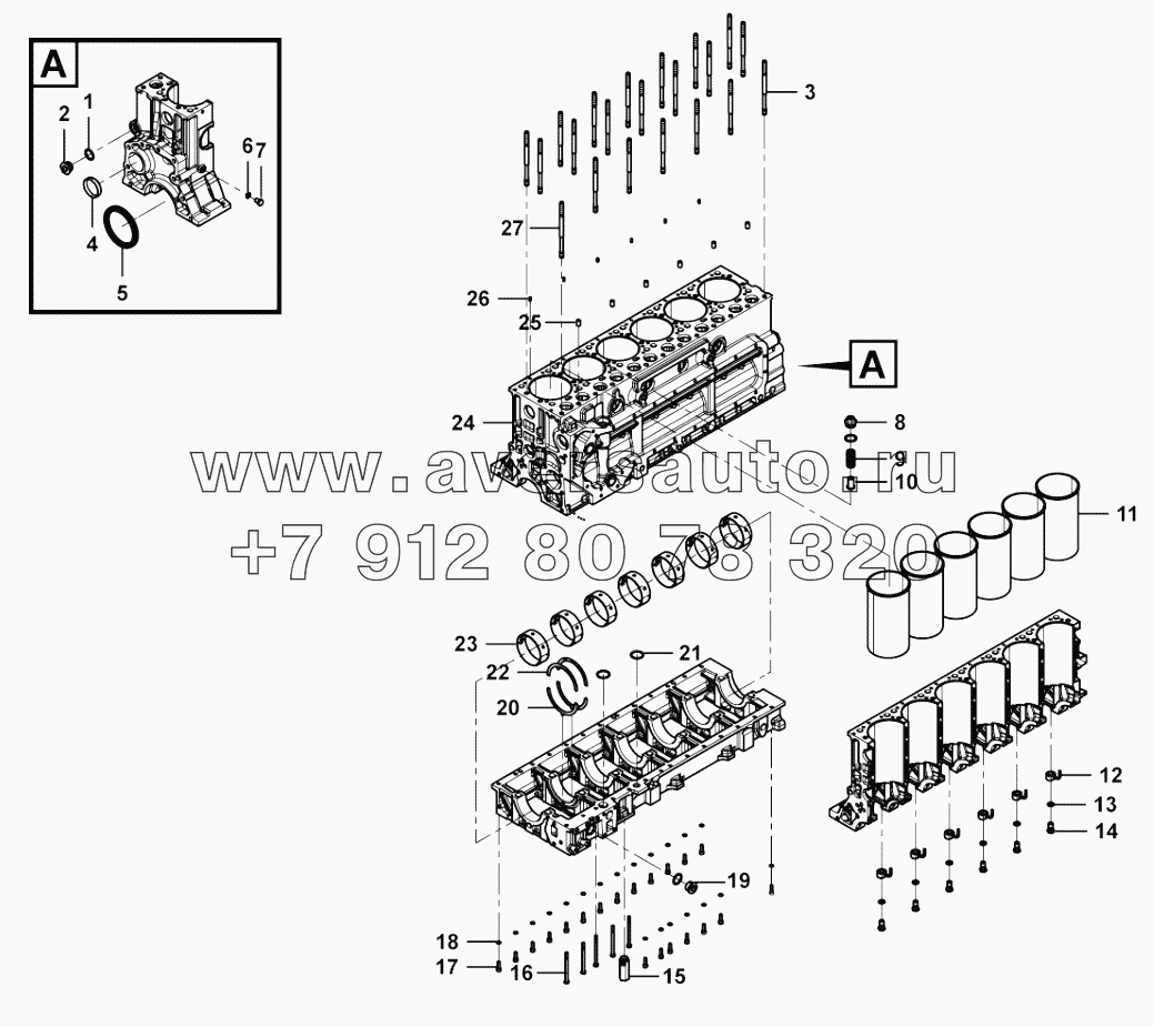  Engine block group