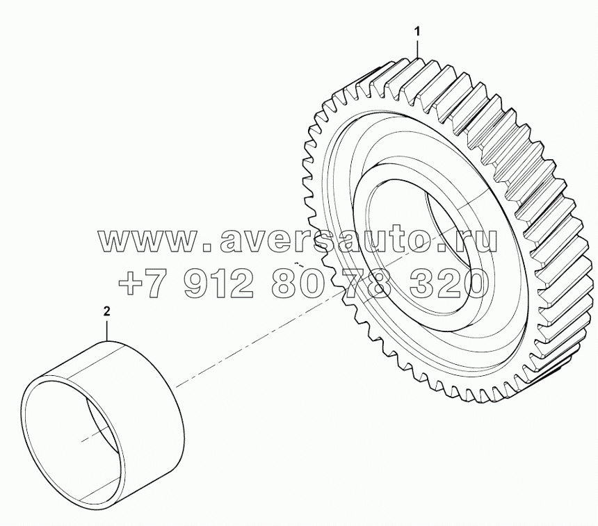  Idler gear assembly