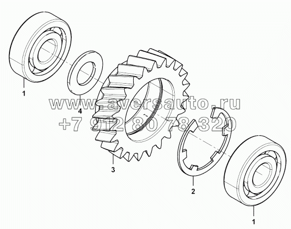  Oil pump idle gear set
