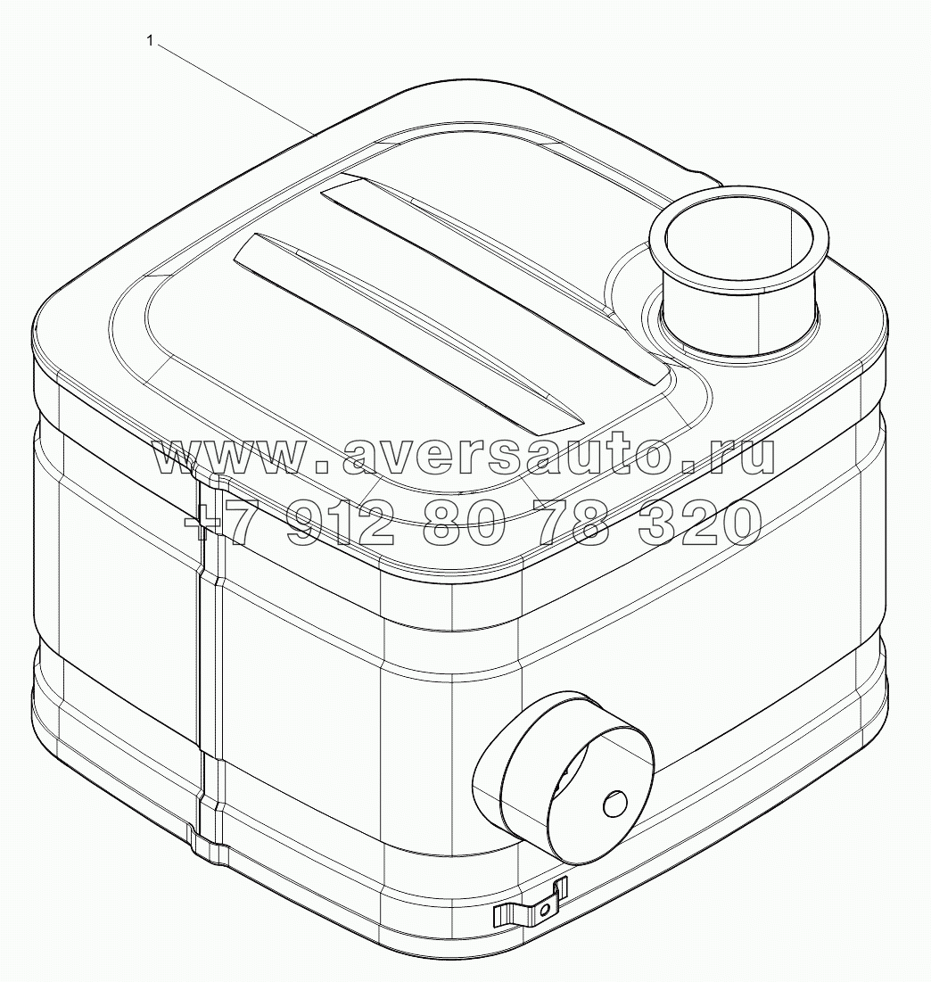 Single Transport Parts Attached to Engine Group