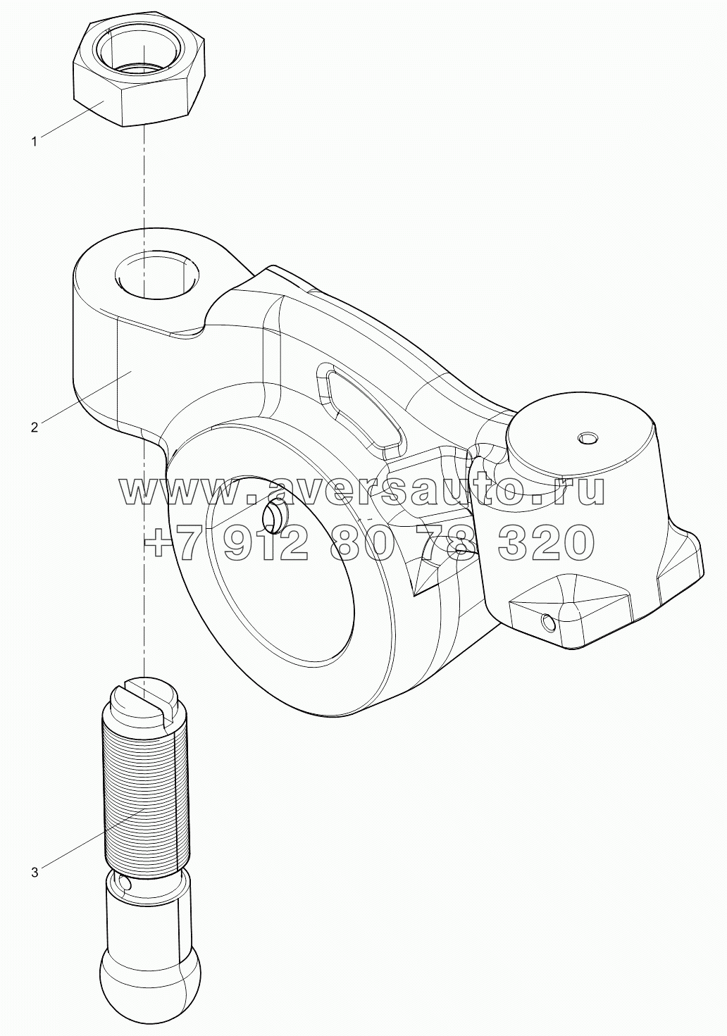 EVB Exhaust Rocker Arm Set