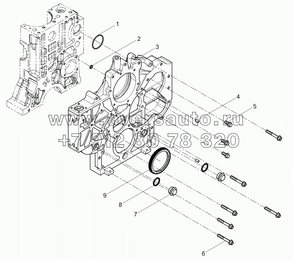 Timing Gear Room Assembly