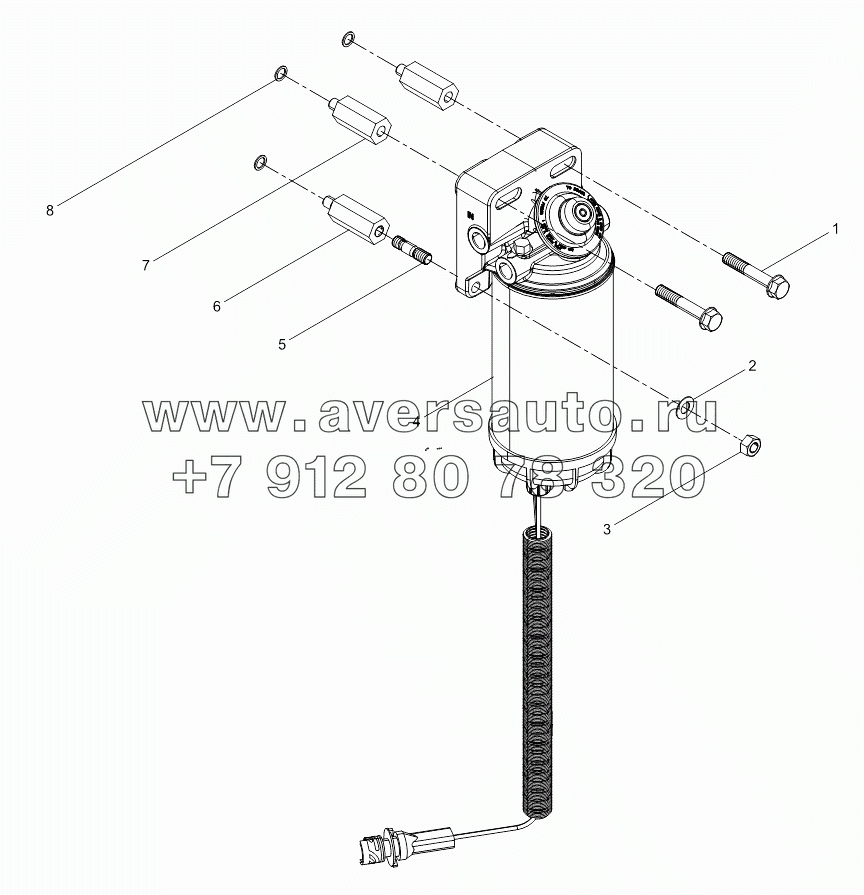 Fuel strainer assembly