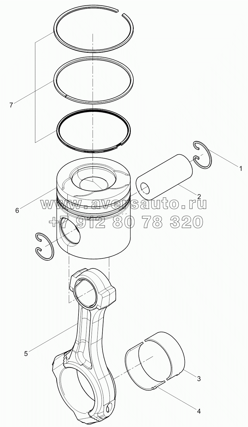 Piston and Connecting Rod Group