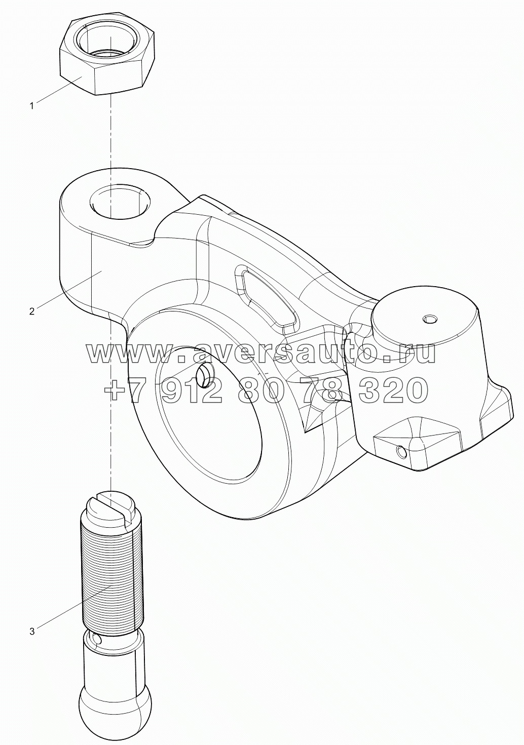 EVB Exhaust Rocker Arm Set