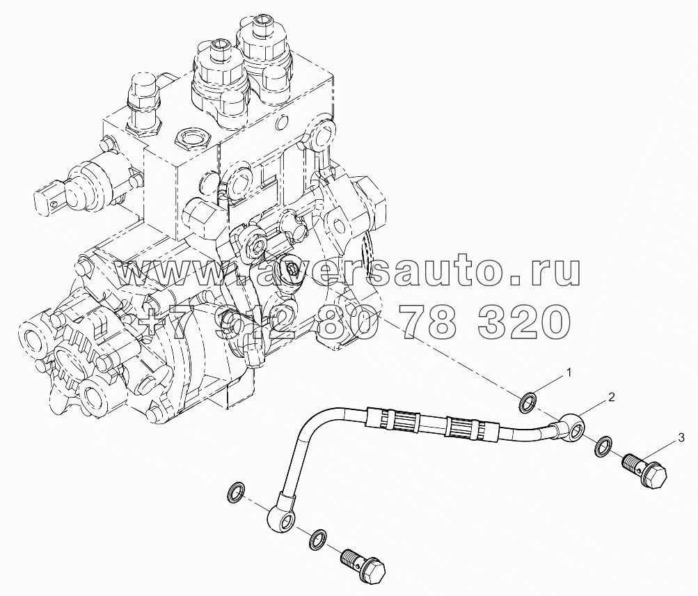  Fuel Injection Pump Oil Pipe Group