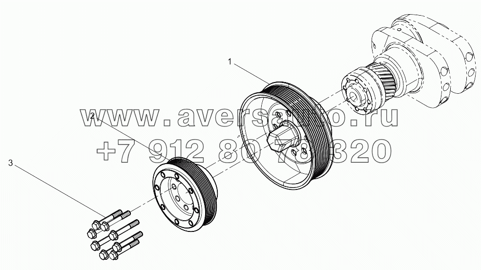  Crankshaft Pulley Group