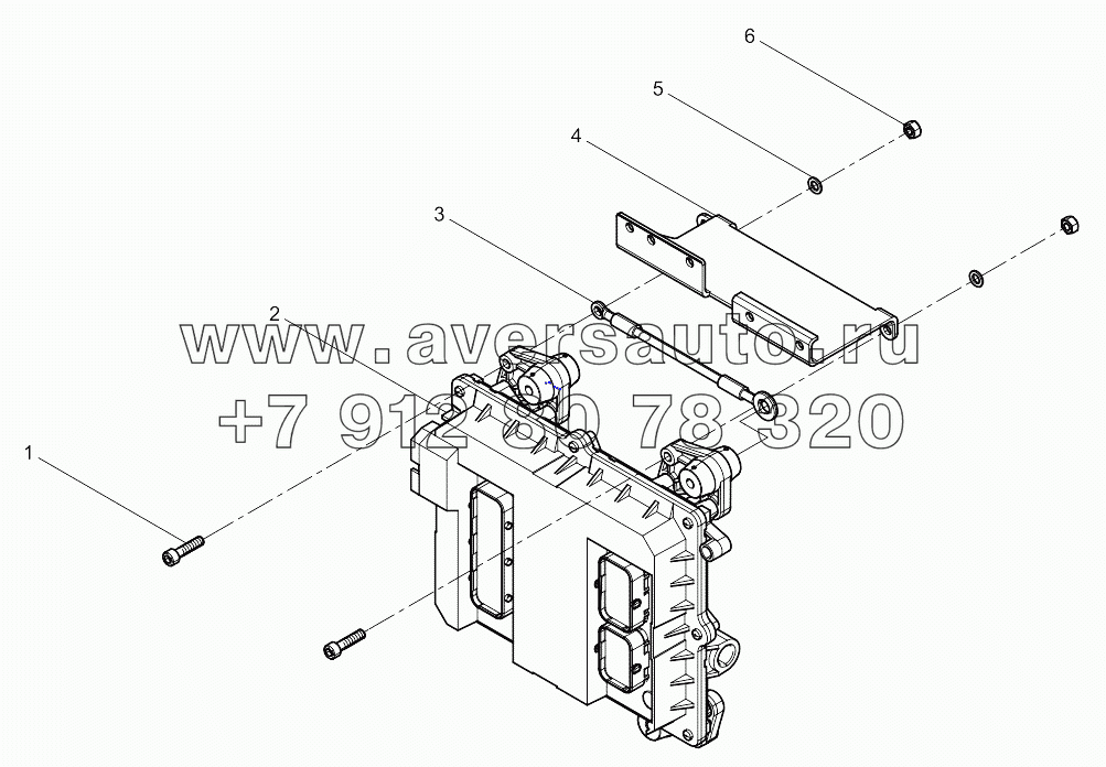  Electronic control unit assembly
