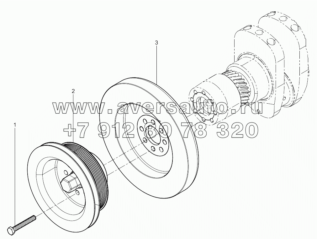  Crankshaft Pulley Group