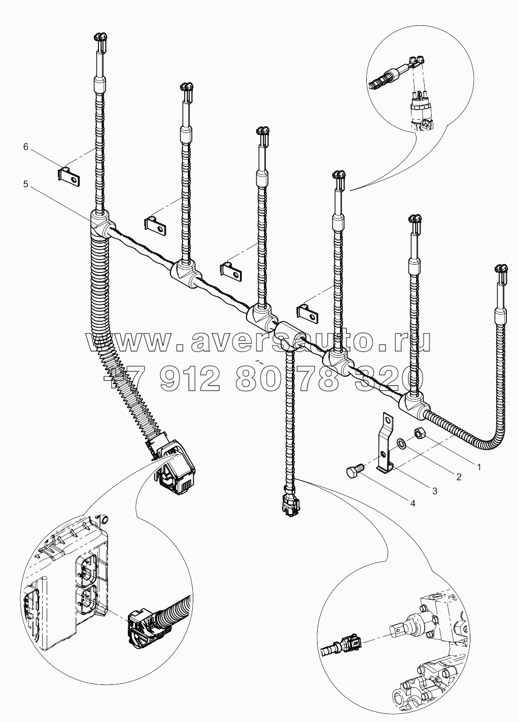  Electronic Control System Harness and Sensor Group