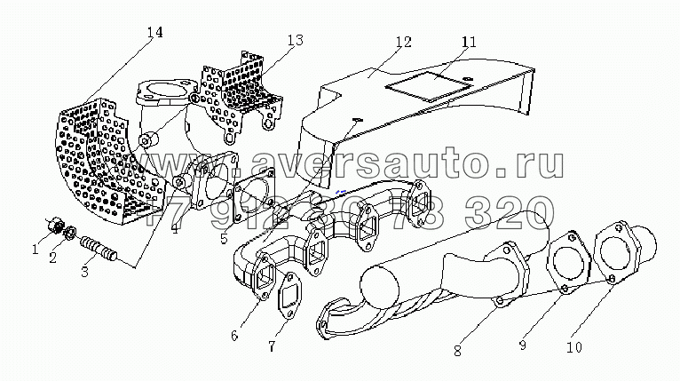 Intake and exhaust manikfolds