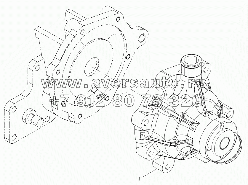 Water pump assembly