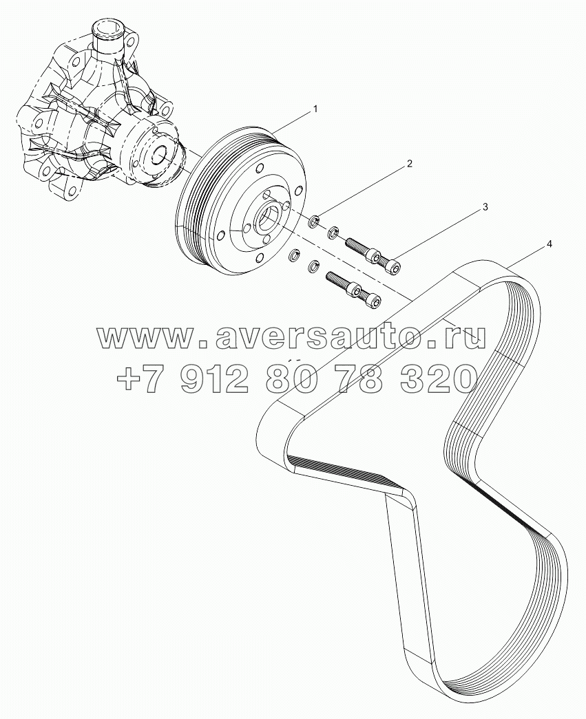 Water Pump Pulley Assembly