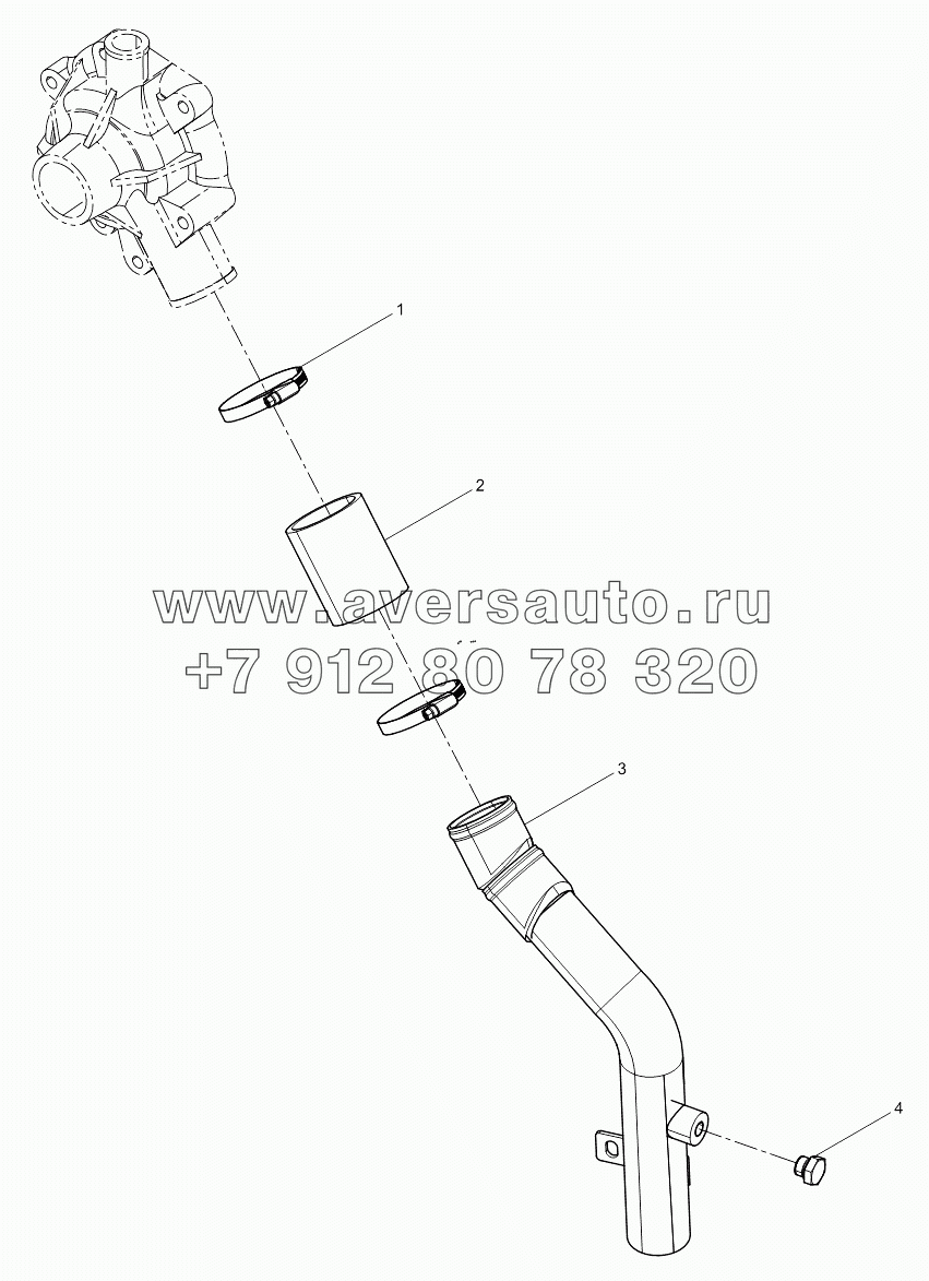 Water inlet joint pipe  assembly