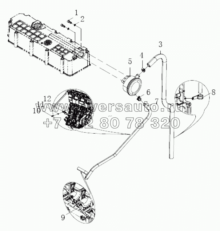  Oil-gas separator combination group