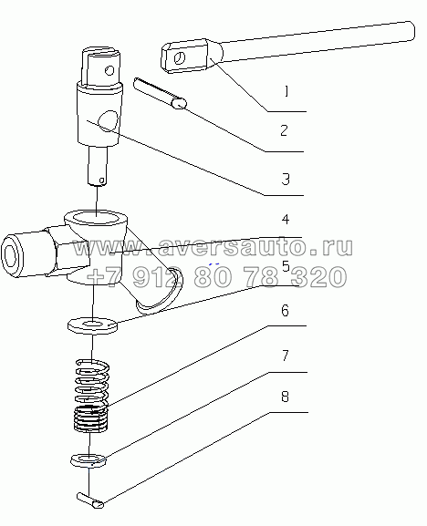 631-1305000 Сливной кран в сборе