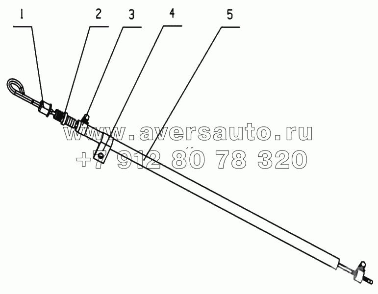 D1005-1028000/02 Масляный щуп в сборе