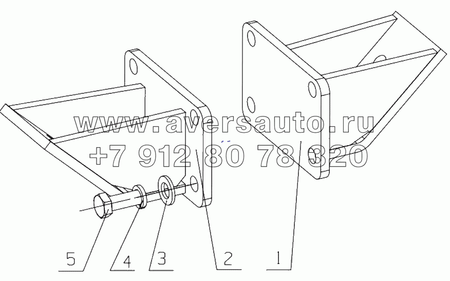 D0819-1001000 Подвеска двигателя в сборе