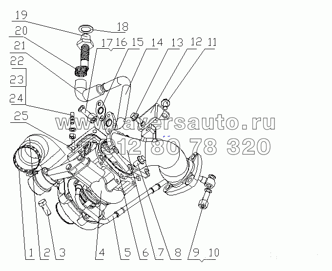 D0809-1118000 Турбонагнетатель в сборе