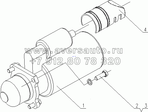 D30-3708000 Стартер в сборе