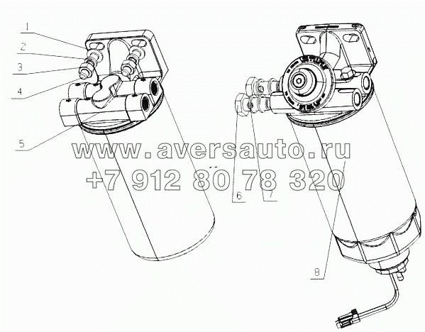 G2100-1105000 Топливный фильтр в сборе