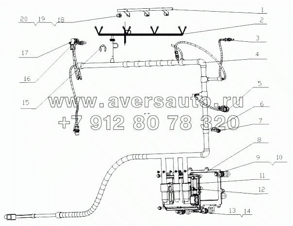 E24FB-3823000 Система управления в сборе