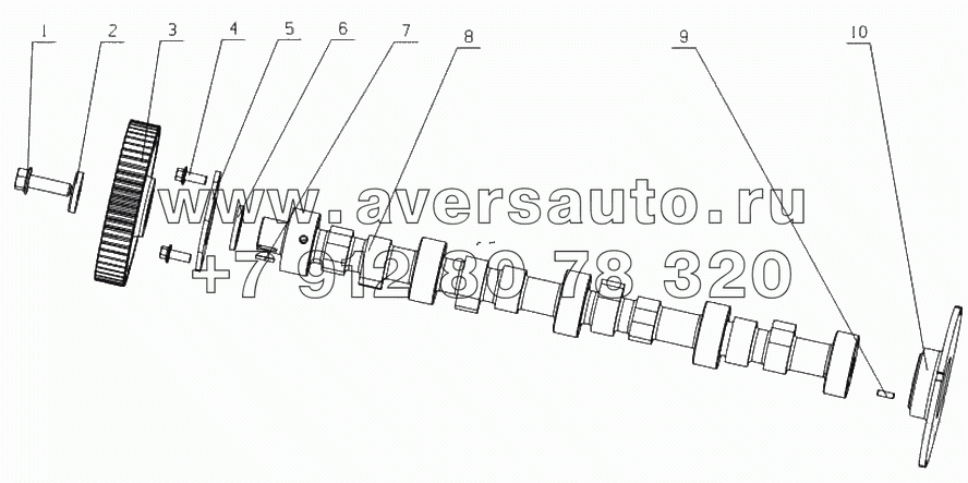 E2100-1006000 Распределительный вал в сборе