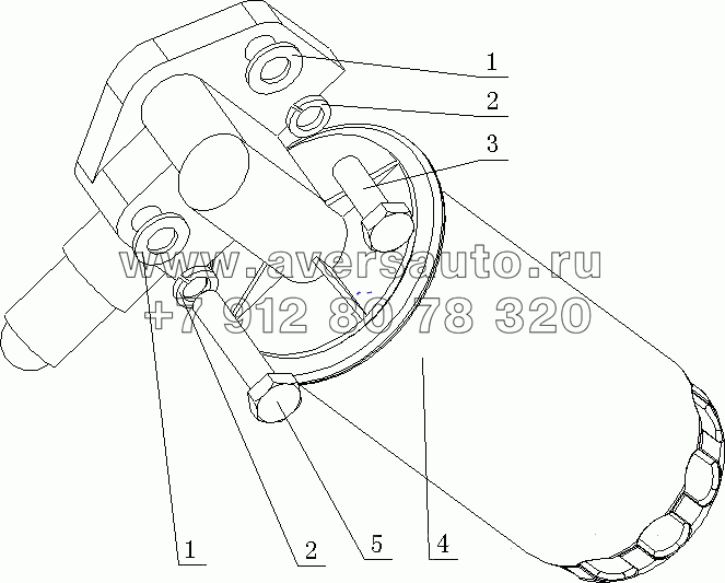 530-1012000 Масляный фильтр в сборе